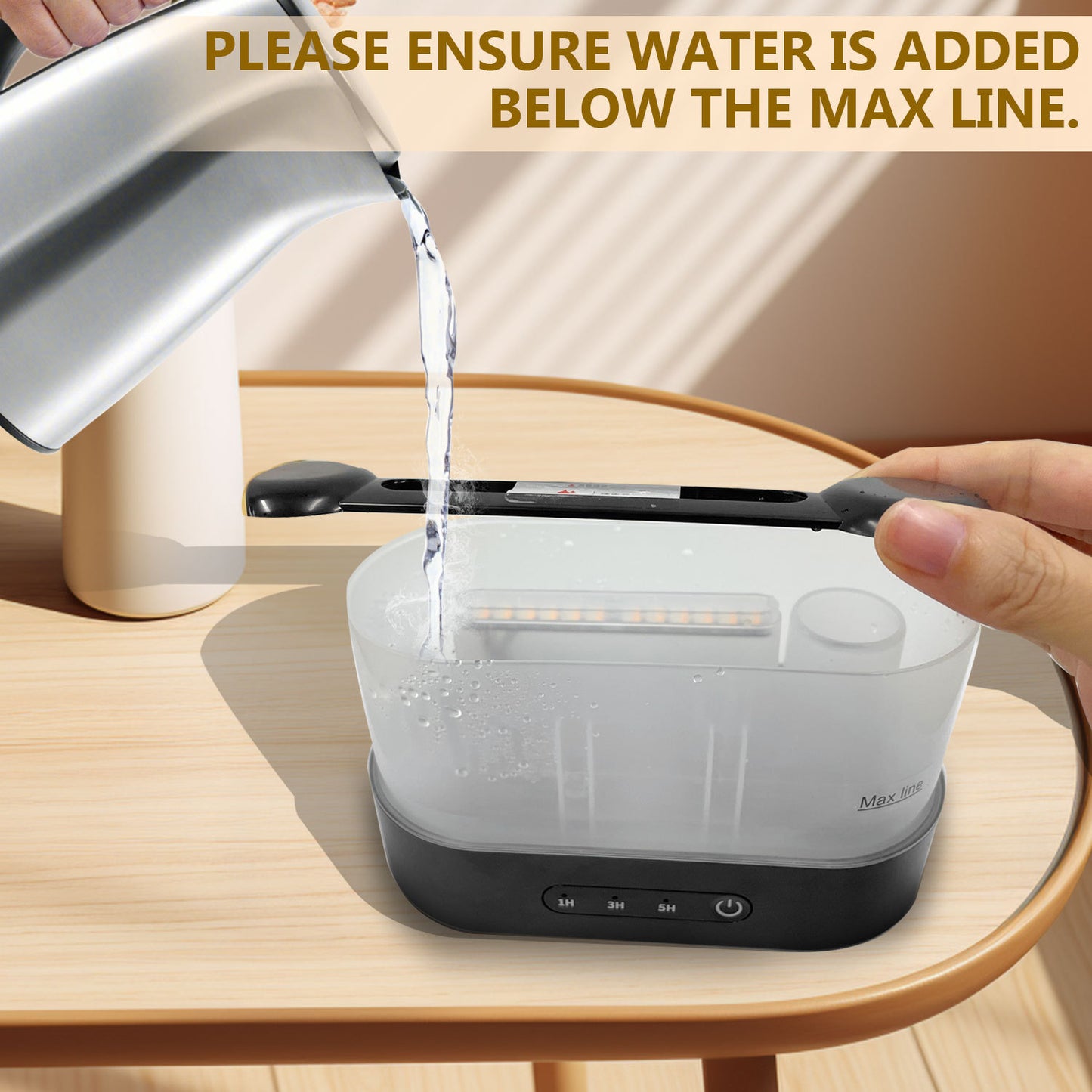 DreamAura™ Flame Aura Diffuser – Cozy Flame Effect Humidifier & Essential Oil Diffuser